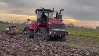 Case Quadtrac 540 Ploughing 10 Furrow Gregoire Besson