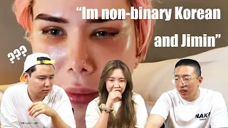 Koreans react to OLI LONDON being Korean/Jimin