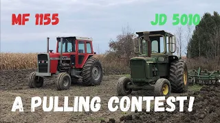 Can a John Deere 5010 or a Massey Ferguson 1155 pull a 13 shank chisel plow?