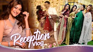 RECEPTION vlog || Sreetama ||Mere yaar ki SHAADI hai ✨✨