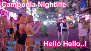 Cambodia Nightlife 2023 & See The Phnom Penh Street 136 & More