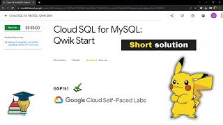 Cloud SQL for MySQL: Qwik Start || [GSP151] || Solution