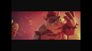 The super Mario bros movie: peach meets bowser