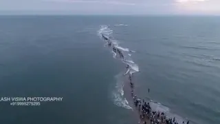 the real ramasethu bridge @ india to srilanka border