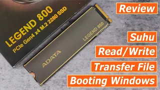 Review ADATA LEGEND 800 1TB NVME Gen4 Terjangkau dengan Performa Bagus