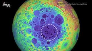 Strange Mass Found Hidden under a Crater on the Moon