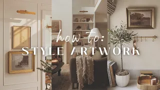 How To Style Artwork In Your Home || 8 Different Ways || Artwork Trends