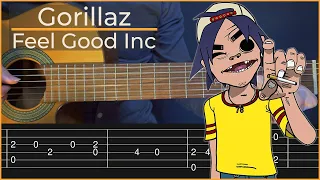 Gorillaz - Feel Good (Simple Guitar Tab)