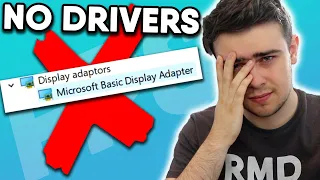Can You Game on Microsoft's "Basic Display Adapter"?! | Gaming Without Drivers!