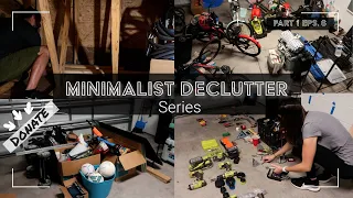 Minimalist Declutter Series Part 1 Episode 6 | Extreme Garage Declutter | #minimalist #declutter