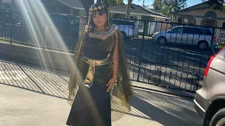 Cleopatra pasó a paso de mi disfraz parte 1