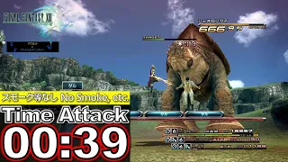 FF13/ボス戦TA シャオロングイ/スモーク等なし 39秒