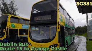 Dublin Bus | Route 13 (Harristown to Grange Castle) | Full Route Visual | SG381 (181-D-16174)