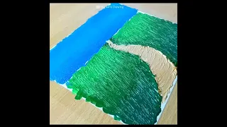 Acrylic painting techniques #shorts