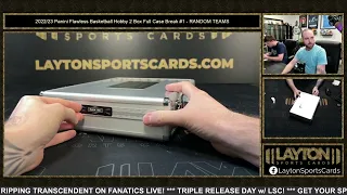 2022/23 Panini Flawless Basketball Hobby 2 Box Full Case Break #1