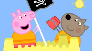 Building A Sand Castle On A Private Island 🏝 | Peppa Pig Official Full Episodes
