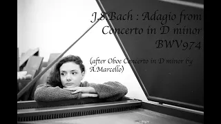 J.S.Bach / A.Marcello : Adagio from Concerto in D minor, BWV974 (harpsichord)