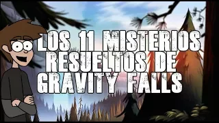 los 11 misterios resueltos de gravity falls