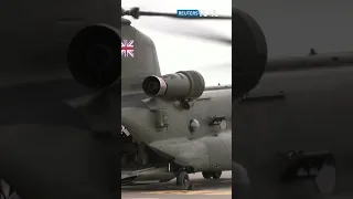 Британские военные вертолеты в Эстонии