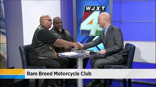 Rare Breed Motorcycle club donating money to good causes around city