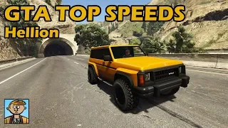 Fastest Off-Road Vehicles (Hellion) - GTA 5 Best Fully Upgraded Cars Top Speed Countdown