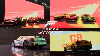 Forza Motorsport | All Intro Builder Cup Career Mode + Track Tour [4K XSX]