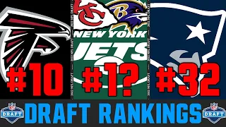 Ranking EVERY NFL Teams 2022 Draft Class From WORST To FIRST | 2022 NFL Draft Power Rankings