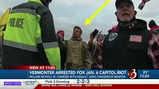 Second Vermonter arrested for assaulting police in Jan. 6th riot
