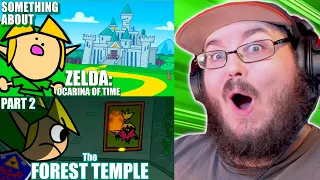 Something About Zelda Ocarina of Time ANIMATED - PART 1 & 2 - The FOREST TEMPLE 🌳🧝🏻🌳 REACTION!