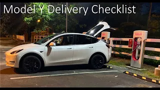 Tesla Model Y Delivery Checklist