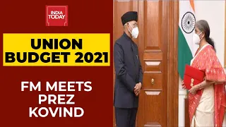 Finance Minister Nirmala Sitharaman Meets President Kovind | Union Budget Live Updates 2021