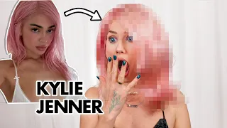 Trying to achieve Kylie Jenner's Pink hair that shook the internet