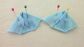 Easy Ribbon Flower Craft Ideas - Hand Embroidery Amazing Trick - Sewing Hack - DIY Flower Making