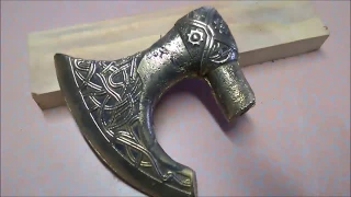 Moulage  Fer de  Hache Viking  en Bronze