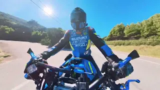 Suzuki GSX S1000 with insta360 X3