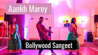 Aankh Marey -Bollywood Wedding Sangeet | Choreo by Vishal Shah | Kumar Sanu, Neha Kakkar, Mika Singh