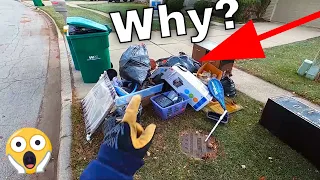 All Their Stuff Found on Garbage Day