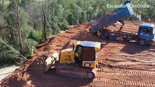 Never Imagined A Dozer This Small Can Push Land Perfectly By Skill Driver CAT D5K2 XL Dozer (Part2)