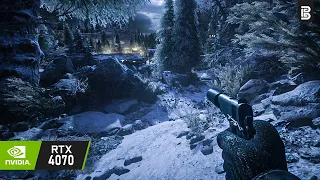 WWII Ardennes Night Ambush - Call of Duty | RTX 4070 ULTRA Realistic Graphics