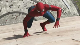 Человек-паук спасает друзей из лифта. Человек-паук. Возвращение домой.