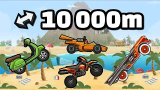 [TAS] All Possible Beach 10km Records | Hill Climb Racing 2