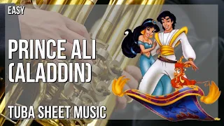 Tuba Sheet Music: How to play Prince Ali (Aladdin) by Robin Williams