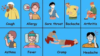 20 Common Diseases and Medical Conditions | English vocabulary