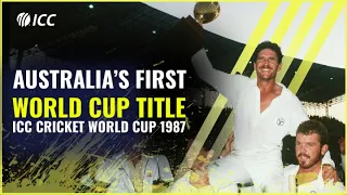 Australia beat England in thrilling final | CWC 1987