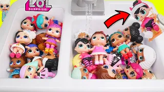 LOL OMG Makeover with DIY Lil Spice Jail and Big Sister Fashion Doll