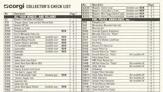 corgi toys 1979 rates