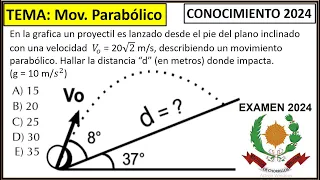 MOVIMIENTO PARABOLICO (Problema)