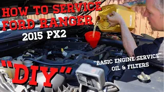 "DIY" HOW TO SERVICE - FORD RANGER/BT50 ( basic engine service - oil & filters)