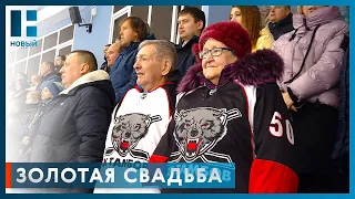 Максим Егоров поздравил бабушку и дедушку тамбовского хоккеиста с золотой свадьбой