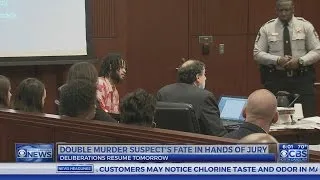 Wake double murder suspect starts shouting during prosecutor’s closing argument